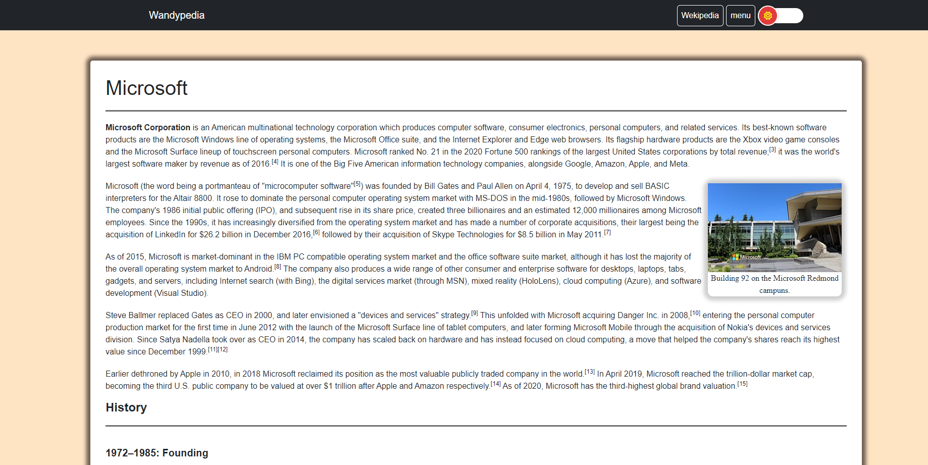 Wandpedia clone wikipedia